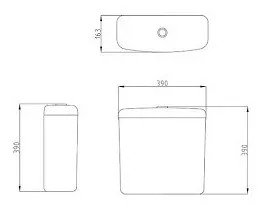 Mochila de apoyo para inodoro largo - Image 2